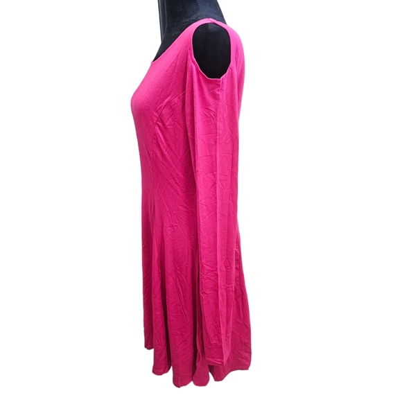 NWT Cold Shoulder Fit & Flare Dress Small Pink - Picture 3 of 4